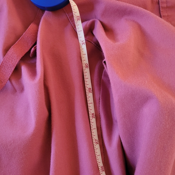 Uniform Advantage Large Mauve Scrub Set with 3/4 sleeve top. - Picture 4 of 7